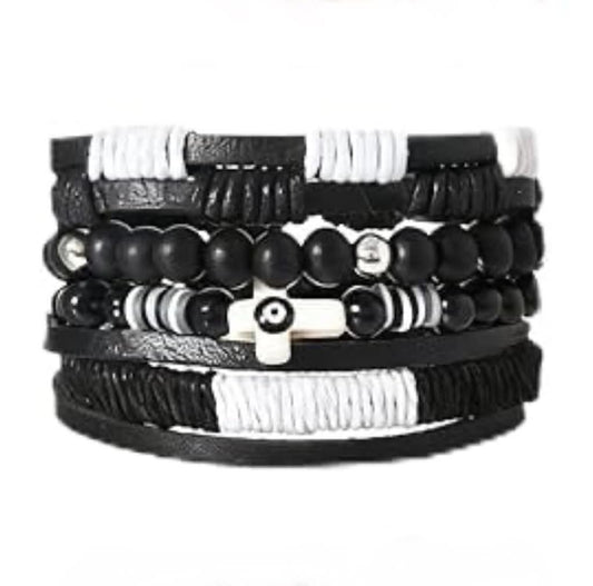 Men's Boho 054 Multi-layer Beaded Bracelet MN