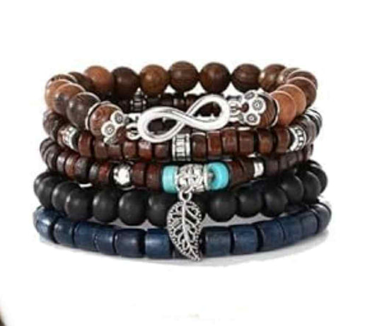 Men's Boho 031 Multi-layer Beaded Bracelet MN