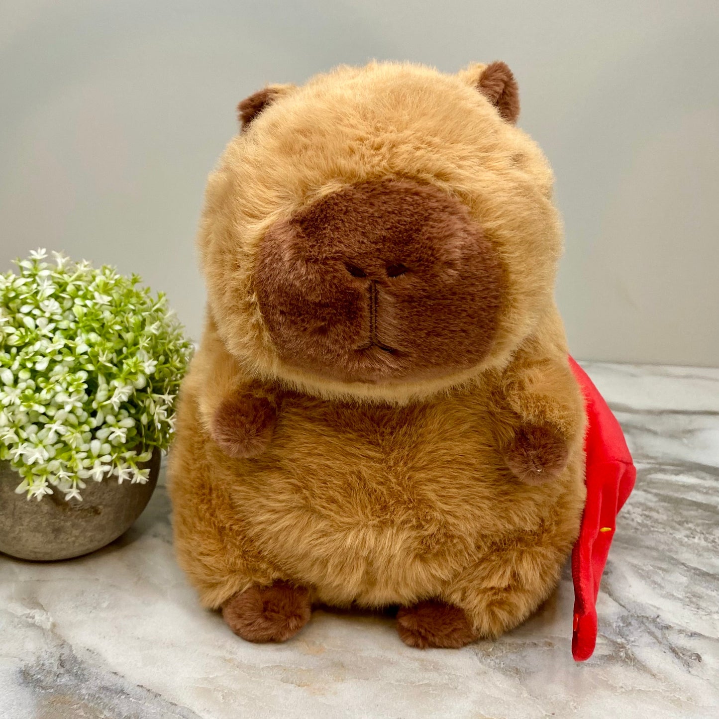 Plush Capybara Strawberry