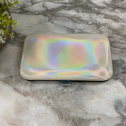 Manicure Nail Case & Set - Solid Holographic