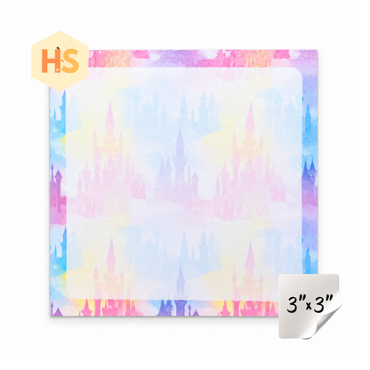The Sticky Note Collection - Pastel Castle