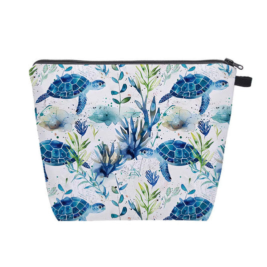 Pouch XL - Blue Turtle