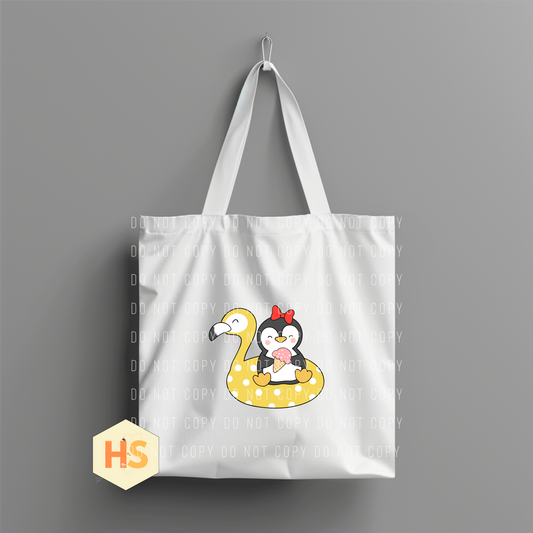 Tote Bag - Penguin Summer