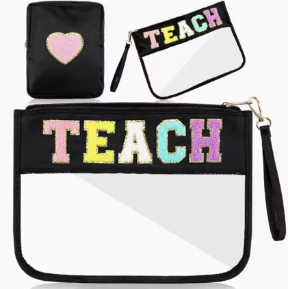 Clear Zip Pouch 2 Pack - PREORDER