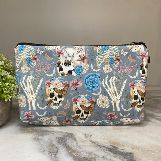 Pouch - Skeleton Floral