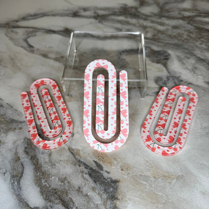 Jumbo Paperclip - Bow, Cherry, Hearts