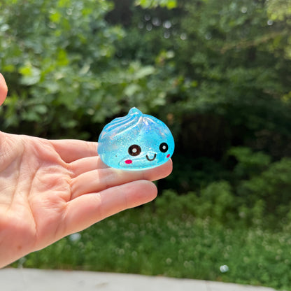 Squishy Toy - Mini Dumpling, Slow Gel Glitter