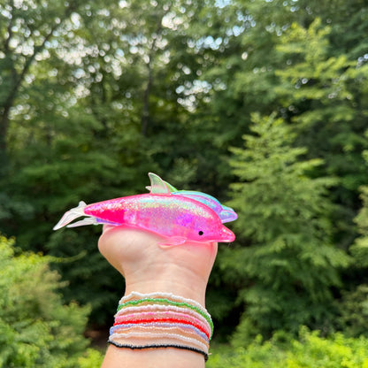 Squishy Toy - Glitter Dolphin - PREORDER