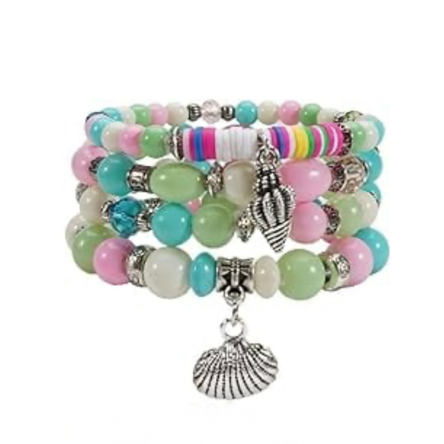 Boho 147 Multi-layer Mix Sea Beaded Bracelet MN