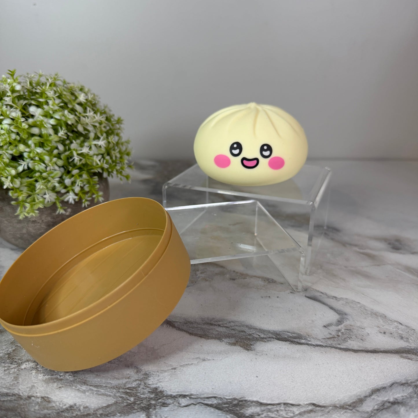 Squishy Toy - Viral Dumpling, White Face