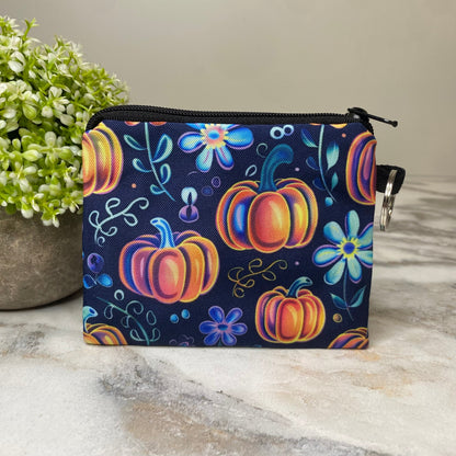 Mini Pouch - Glowing Pumpkins