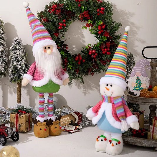 Telescopic Standing Christmas Decor - Colorful Stripe - PREORDER 9/28-10/1