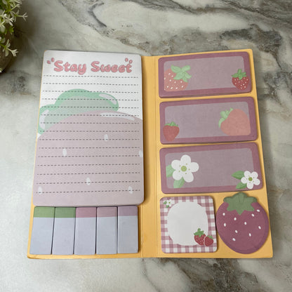 Sticky Note Booklet Set - Strawberry - PREORDER 6/21-6/24