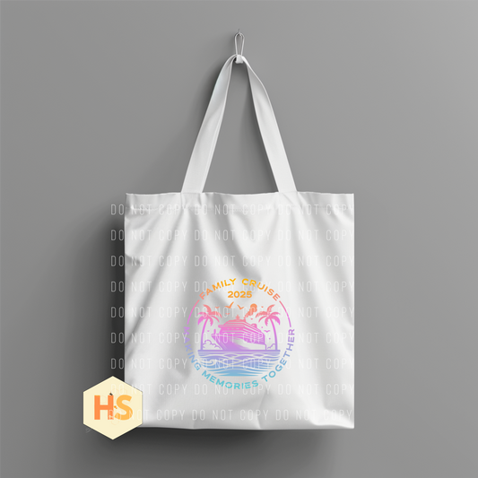 Tote Bag - Family Cruise