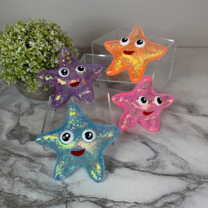 Squishy Toy - Glitter Starfish - PREORDER