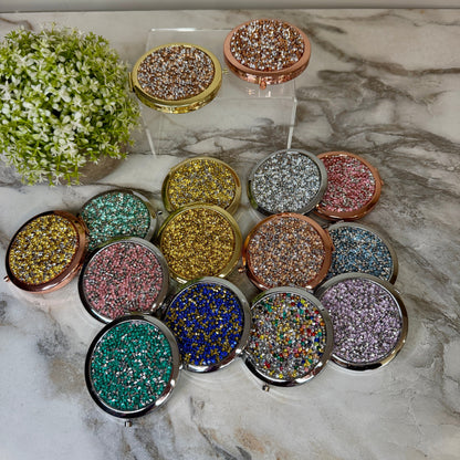 Compact Mirror - Metal Gems