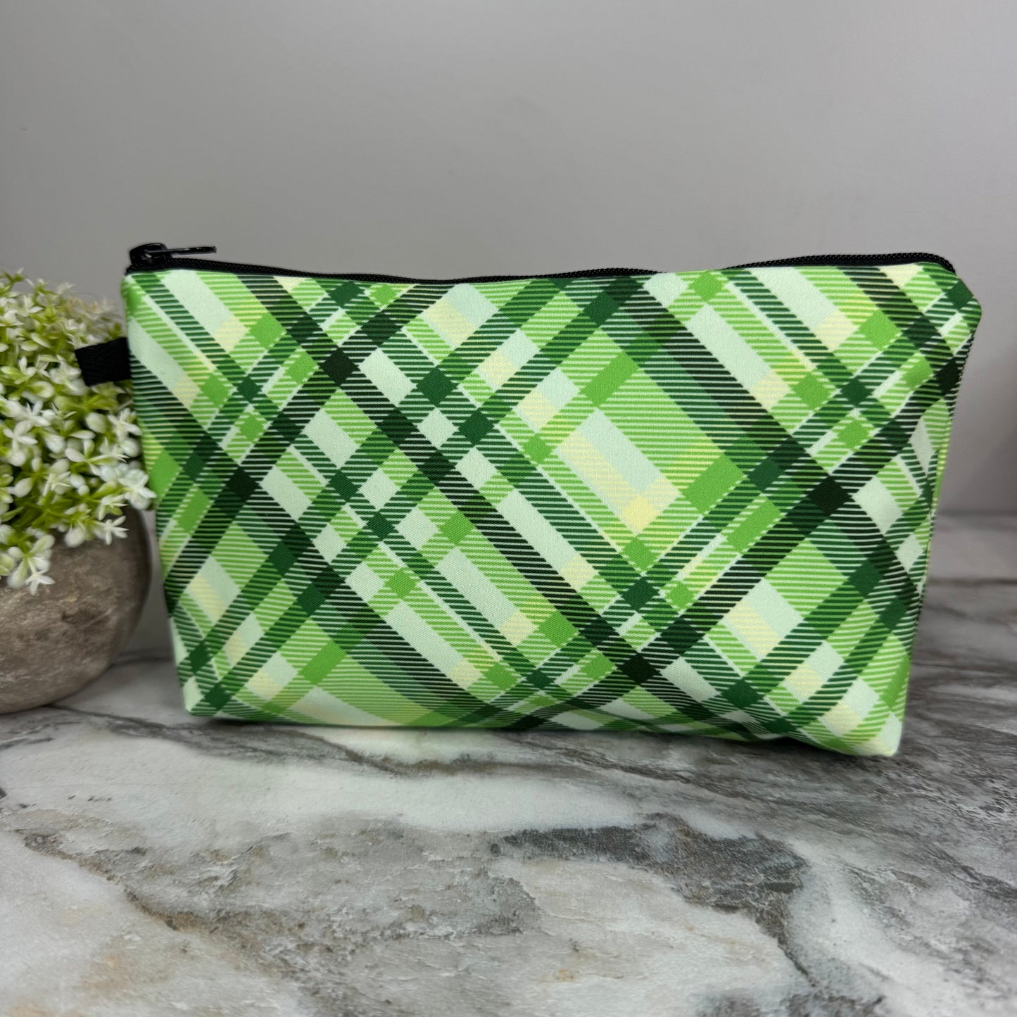Pouch & Mini Backpack Set - St. Patrick’s Day - Plaid