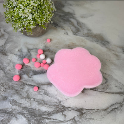 Squishy Toy - Giant Paw Taba - Pink White