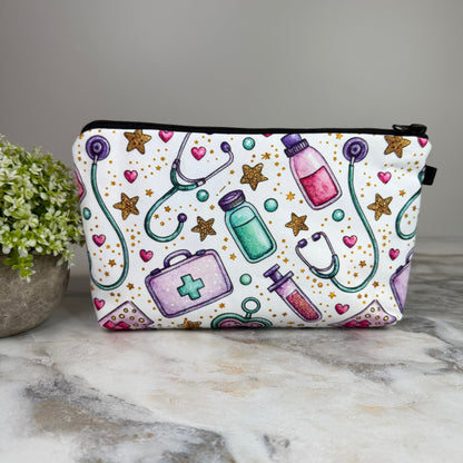 Pouch - Nurse Gold Stars MN