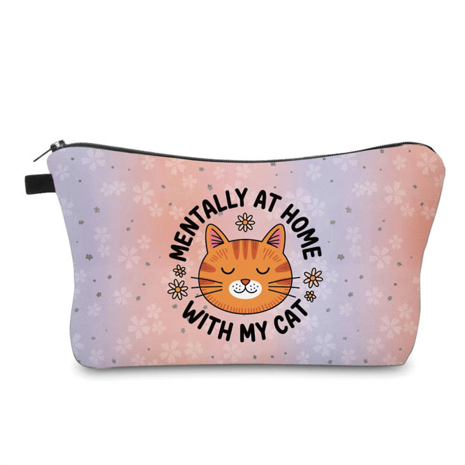 Pouch - Mentally At Home With My Cat MN