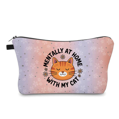 Pouch - Mentally At Home With My Cat MN
