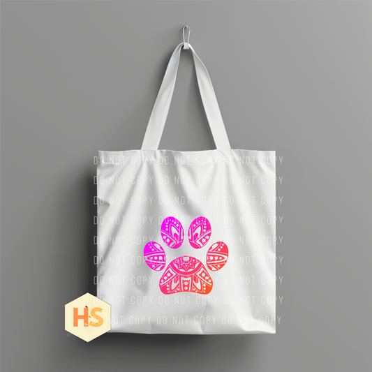 Tote Bag - Mandala Paw