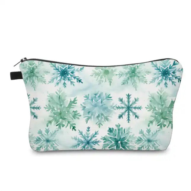 Pouch - Snowflake 2 - Green