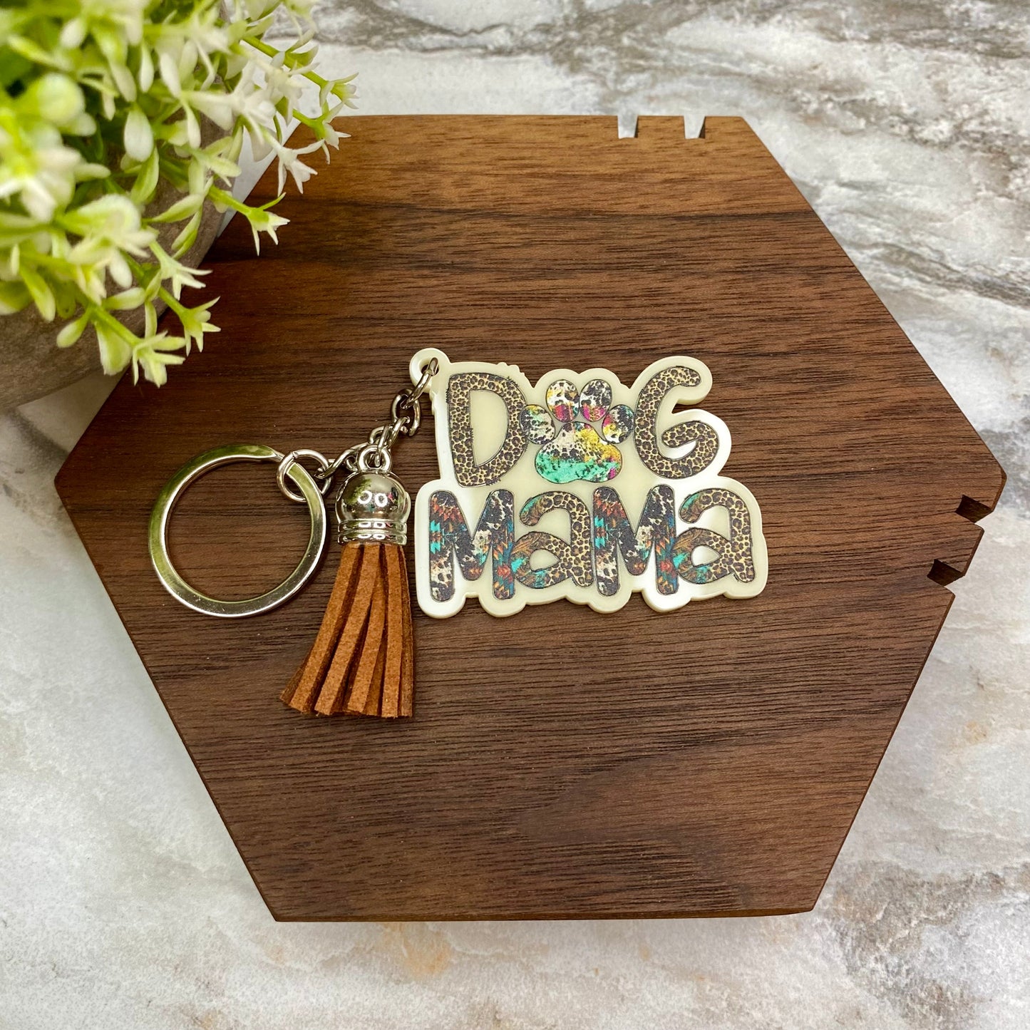 Keychain - Acrylic Dog Mama