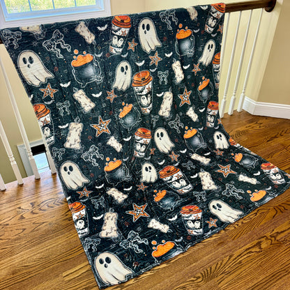 Blanket Halloween #23 - Orange Ghost Coffee - PREORDER ends 7/25