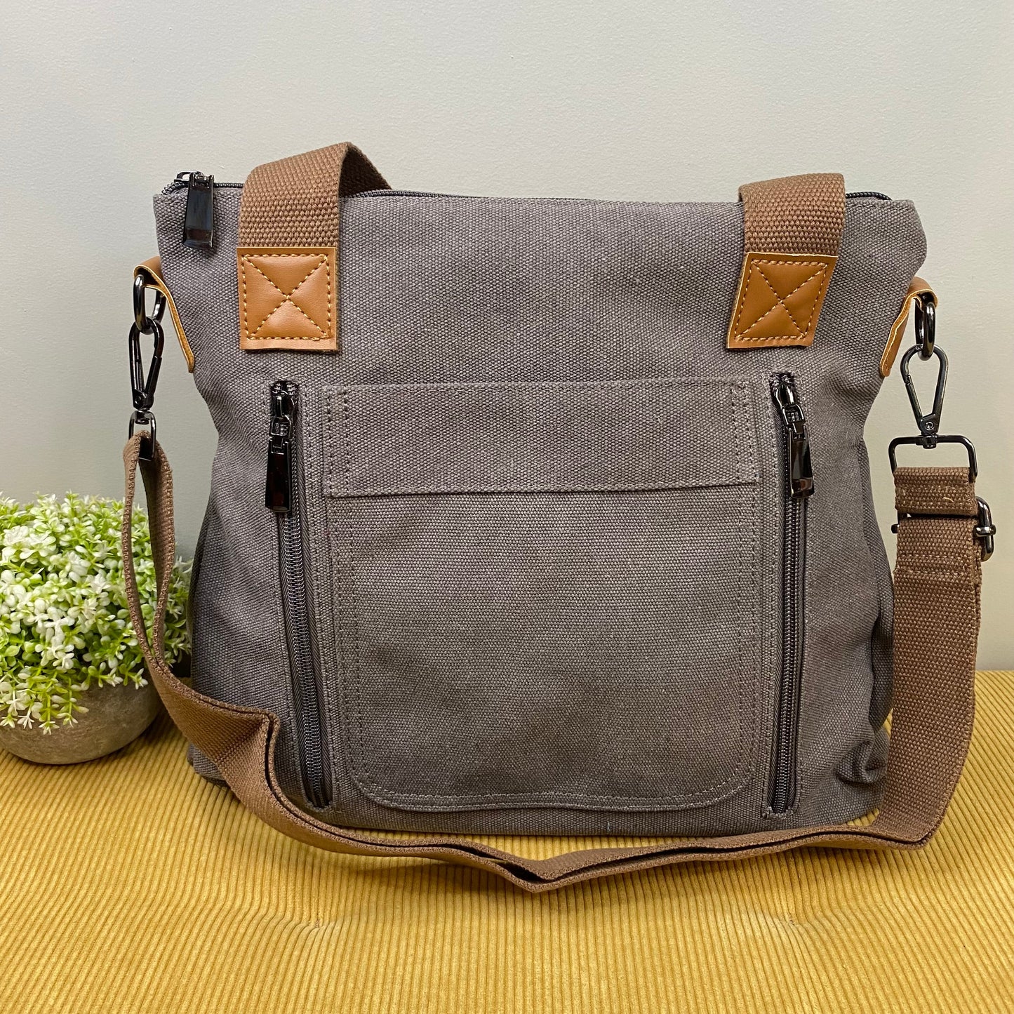 Caitlin - Canvas Satchel - PREORDER 6/30-7/3
