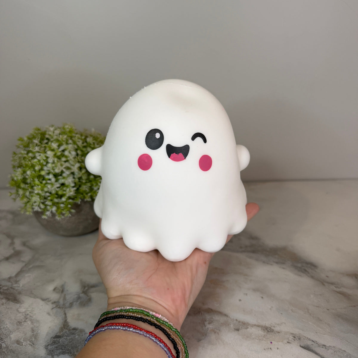 Squishy Toy - Halloween Jumbo Wink Ghost - PREORDER
