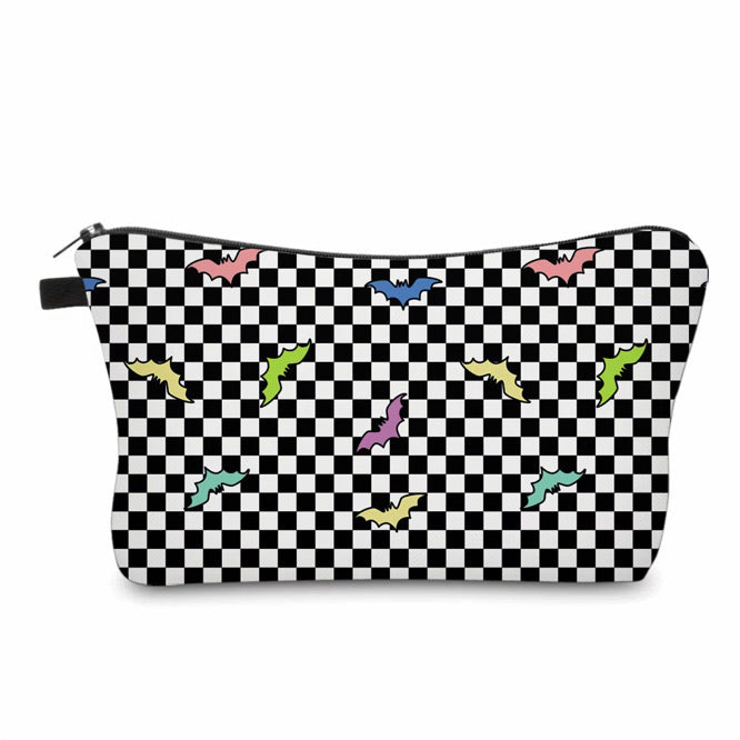 Pouch - Halloween Fall - Checkered Bat