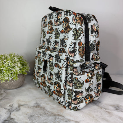Mini Backpack - Halloween - Dino Trick or Treat - PREORDER