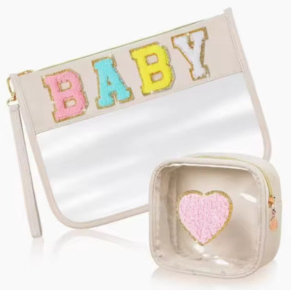Clear Zip Pouch 2 Pack - PREORDER