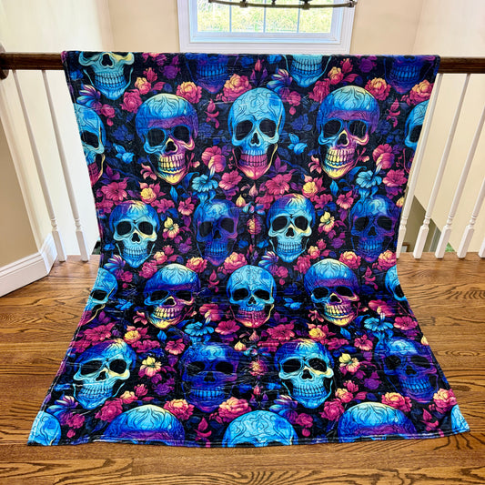 Blanket Halloween #25 - Rainbow Skull - PREORDER ends 7/25