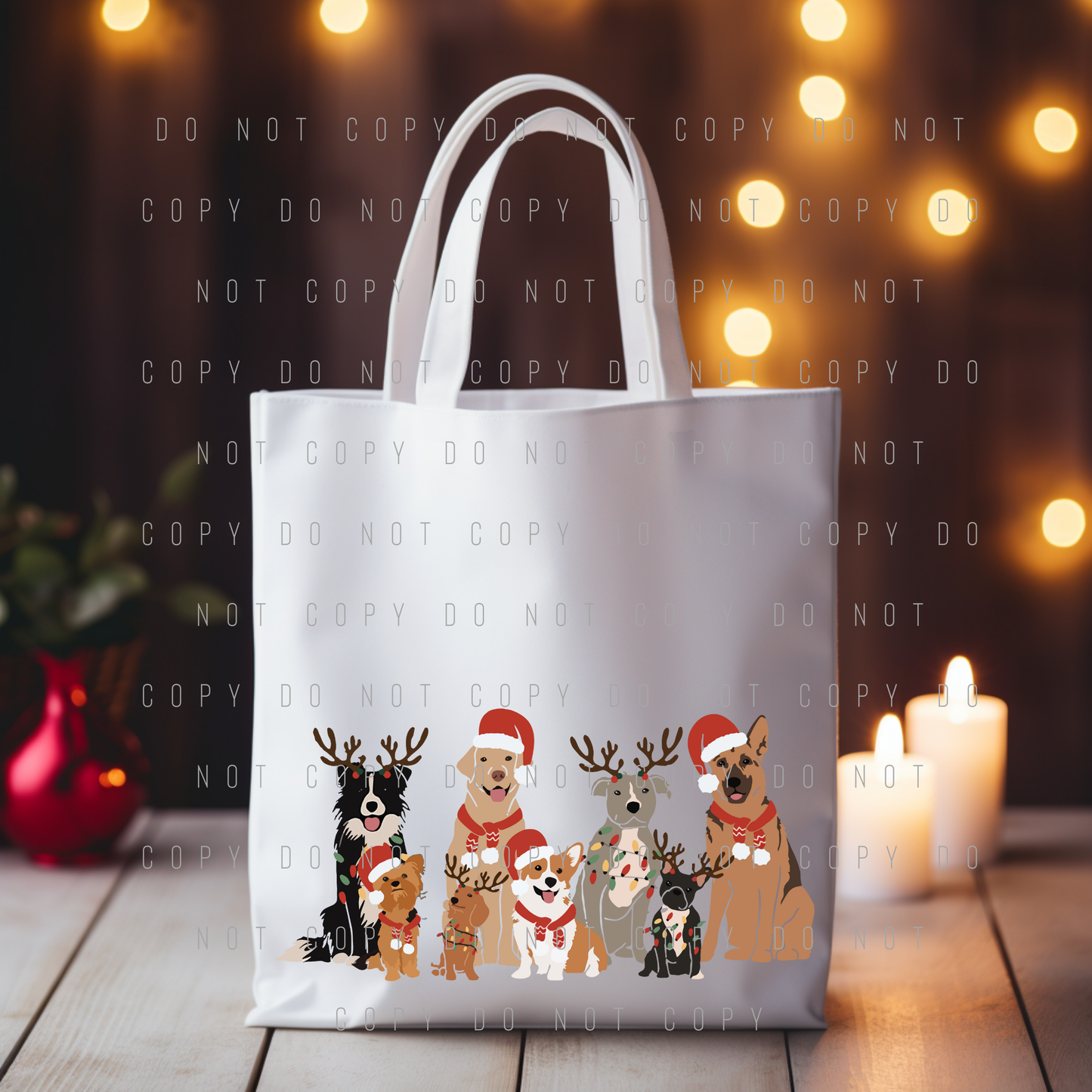 Tote Bag - Christmas & Hanukkah - PREORDER 10/5-10/8