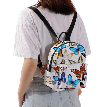 Mini Backpack - Butterfly on White MNC