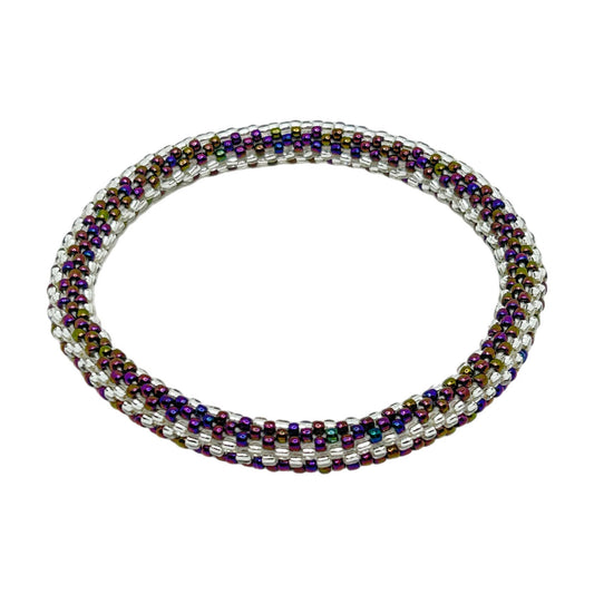 Glass Beads 43 Yoga Bracelet - Extended 8"