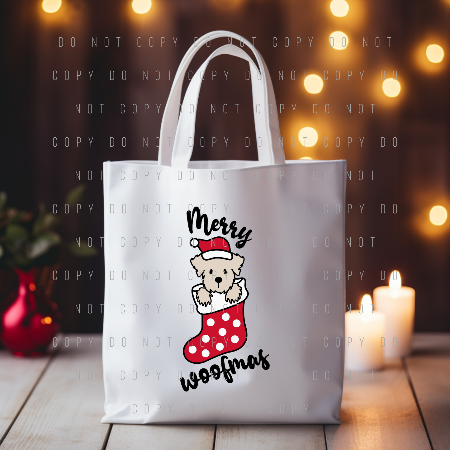 Tote Bag - Christmas & Hanukkah - PREORDER 10/5-10/8