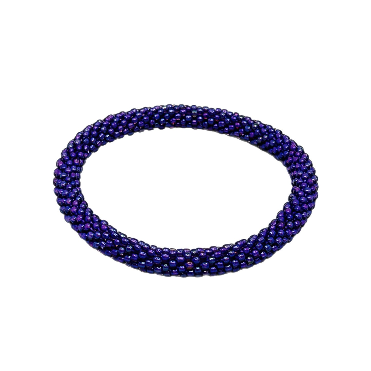 Glass Beads 47 Raven Bracelet 7 inch MN