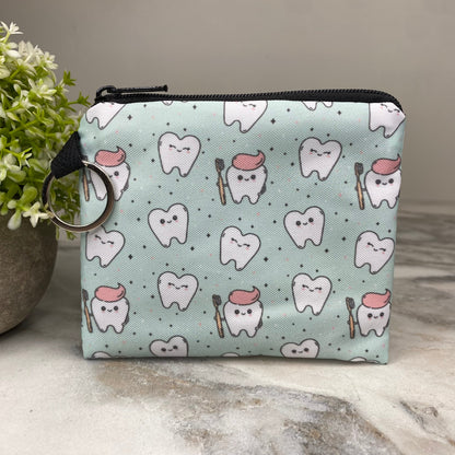 Mini Pouch - Tooth Toothbrush & Toothpaste on Mint
