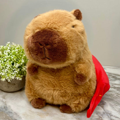 Plush Capybara Strawberry