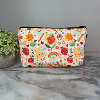 Pouch - Happy School Items Teacher MN