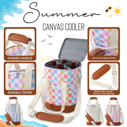 Summer - Canvas Cooler - PREORDER 4/14-4/17