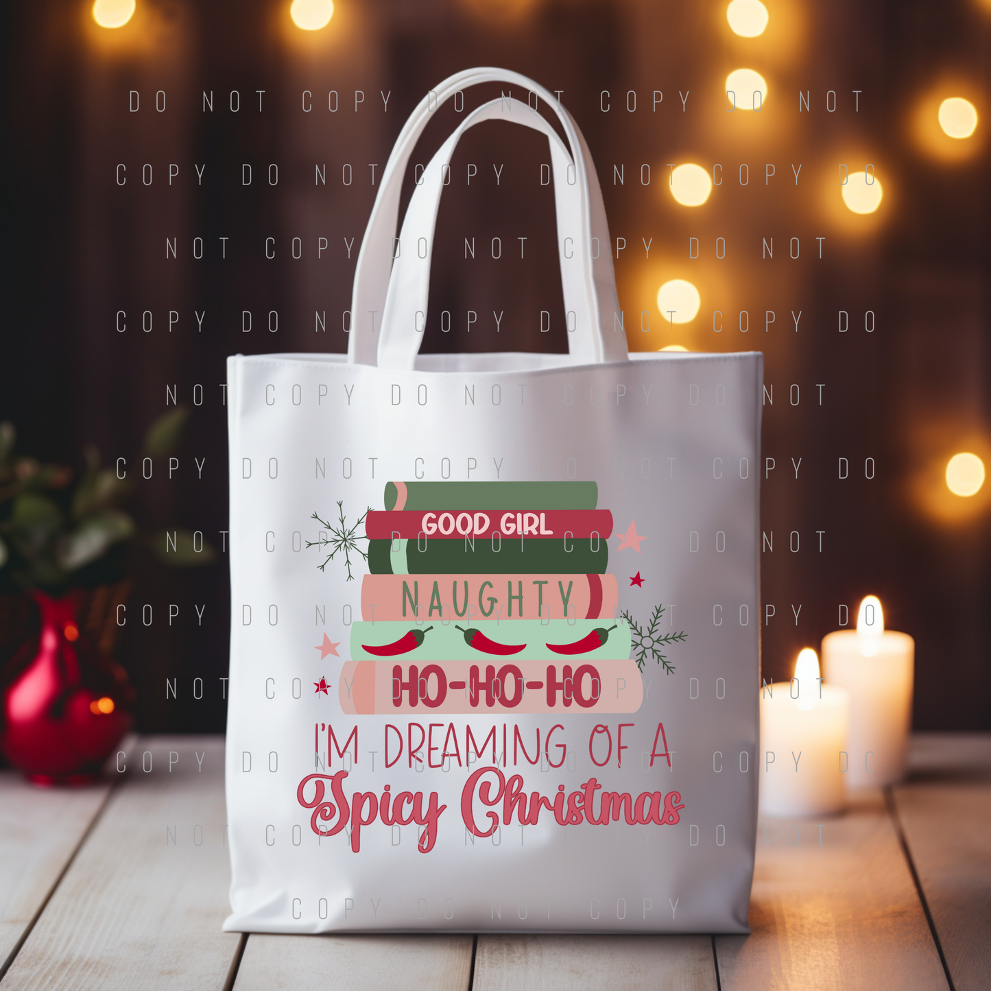 Tote Bag - Christmas & Hanukkah - PREORDER 10/5-10/8