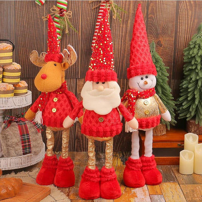 Telescopic Standing Christmas Decor - Red - PREORDER 10/3-10/6