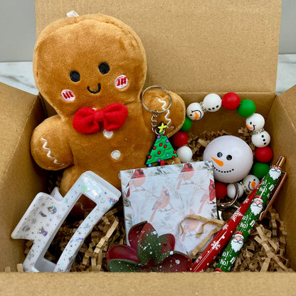 Christmas Gift Box with Crinkle Paper - Large MNC