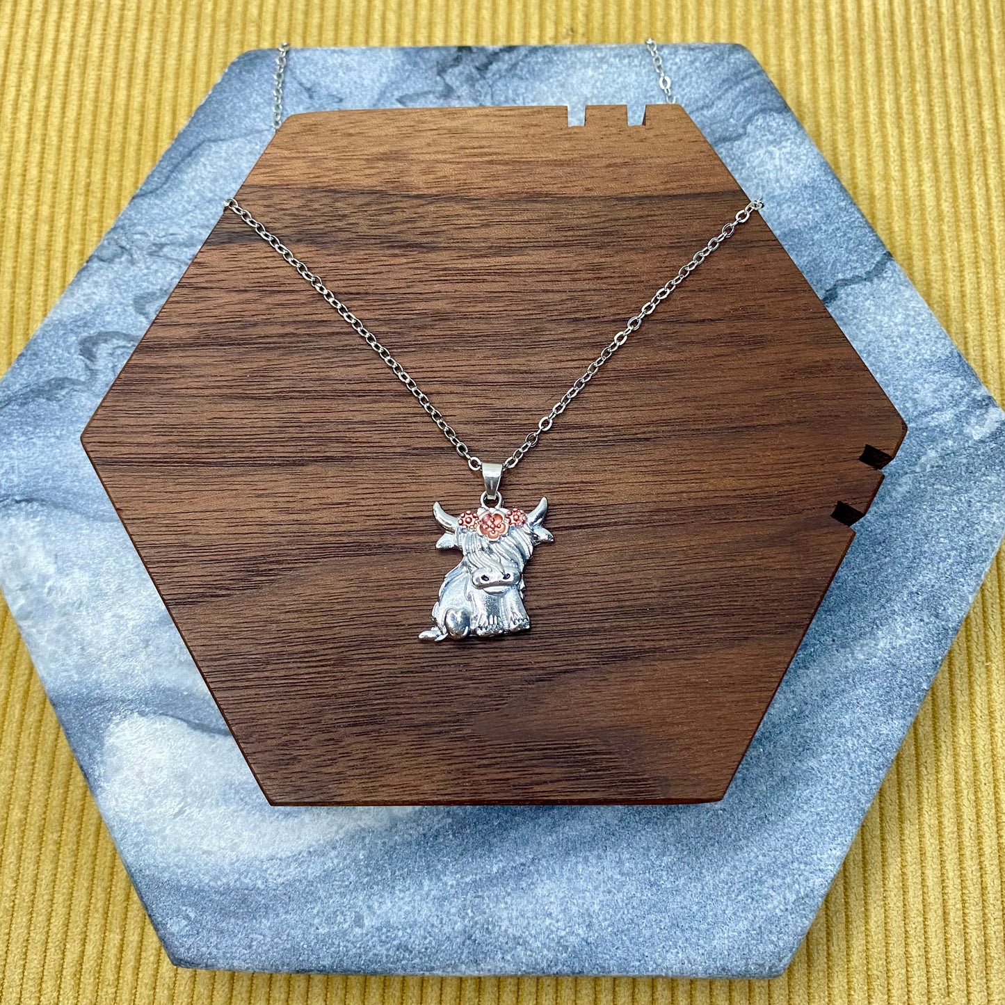 Necklace - Highland Cow