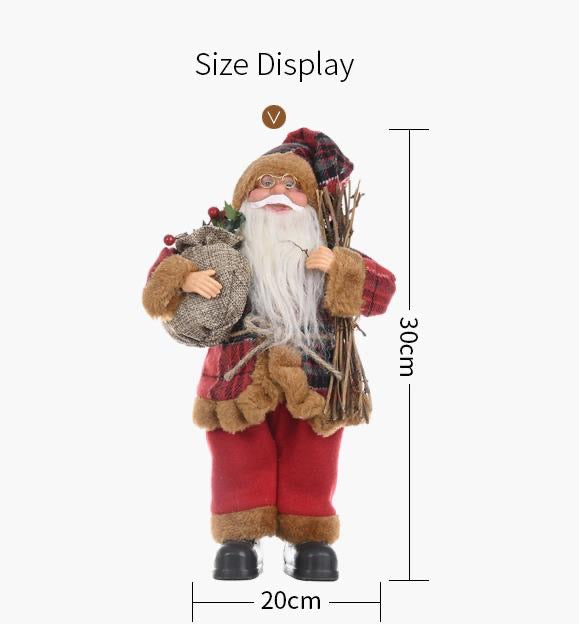 Santa Decor - Holiday Christmas