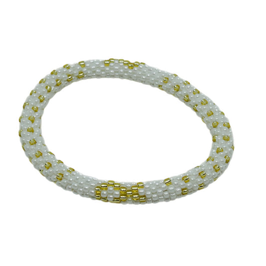 Glass Beads 58 Childhood Cancer Awareness Bracelet MN